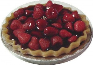Strawberry-cake-pie