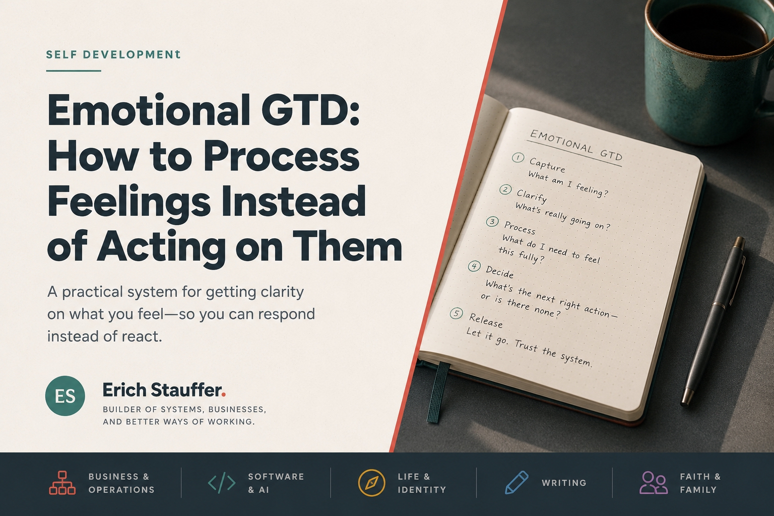 Emotional GTD: How to Process Feelings Instead of Acting on Them