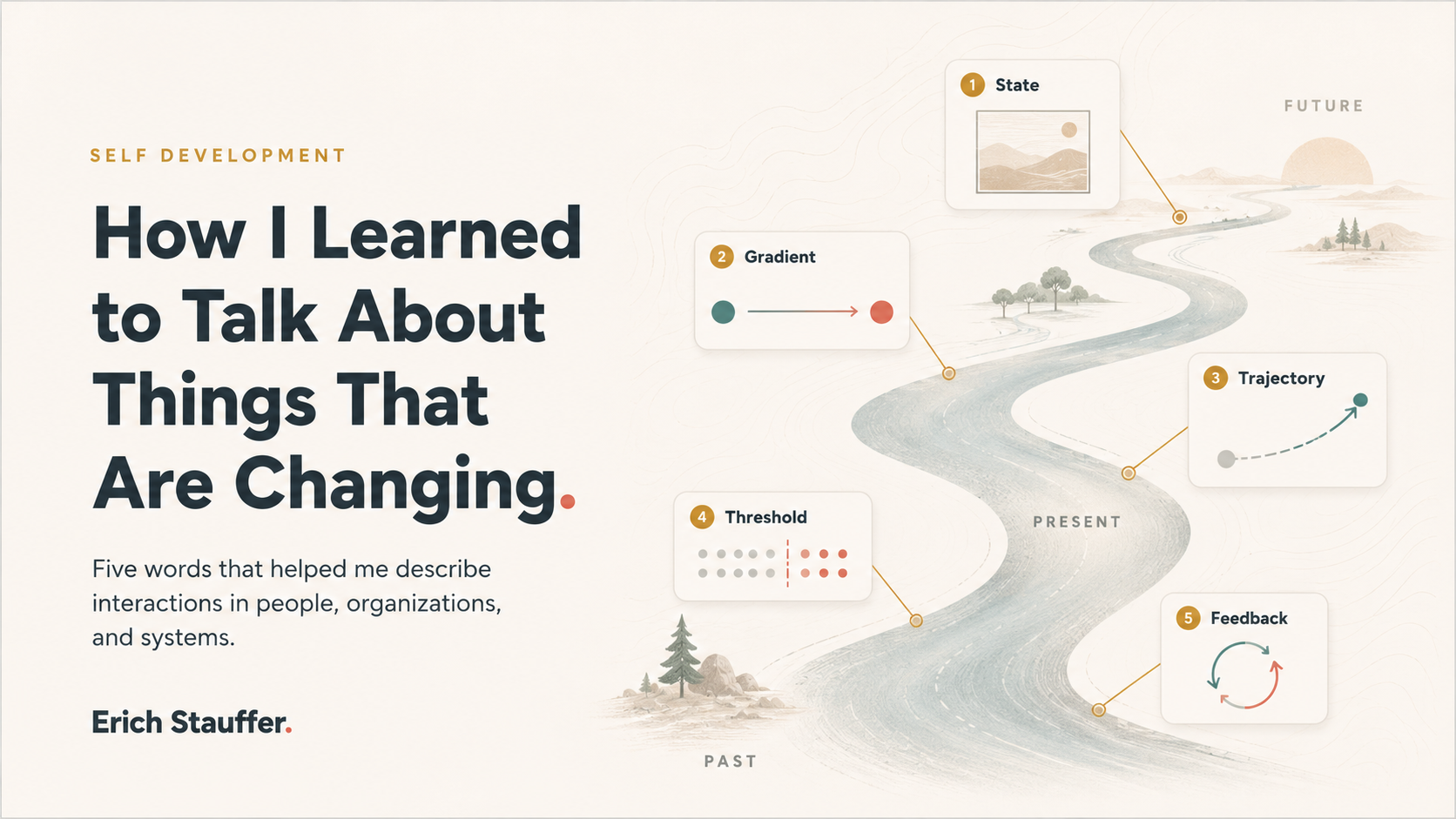 How I Learned to Talk About Things That Are Changing
